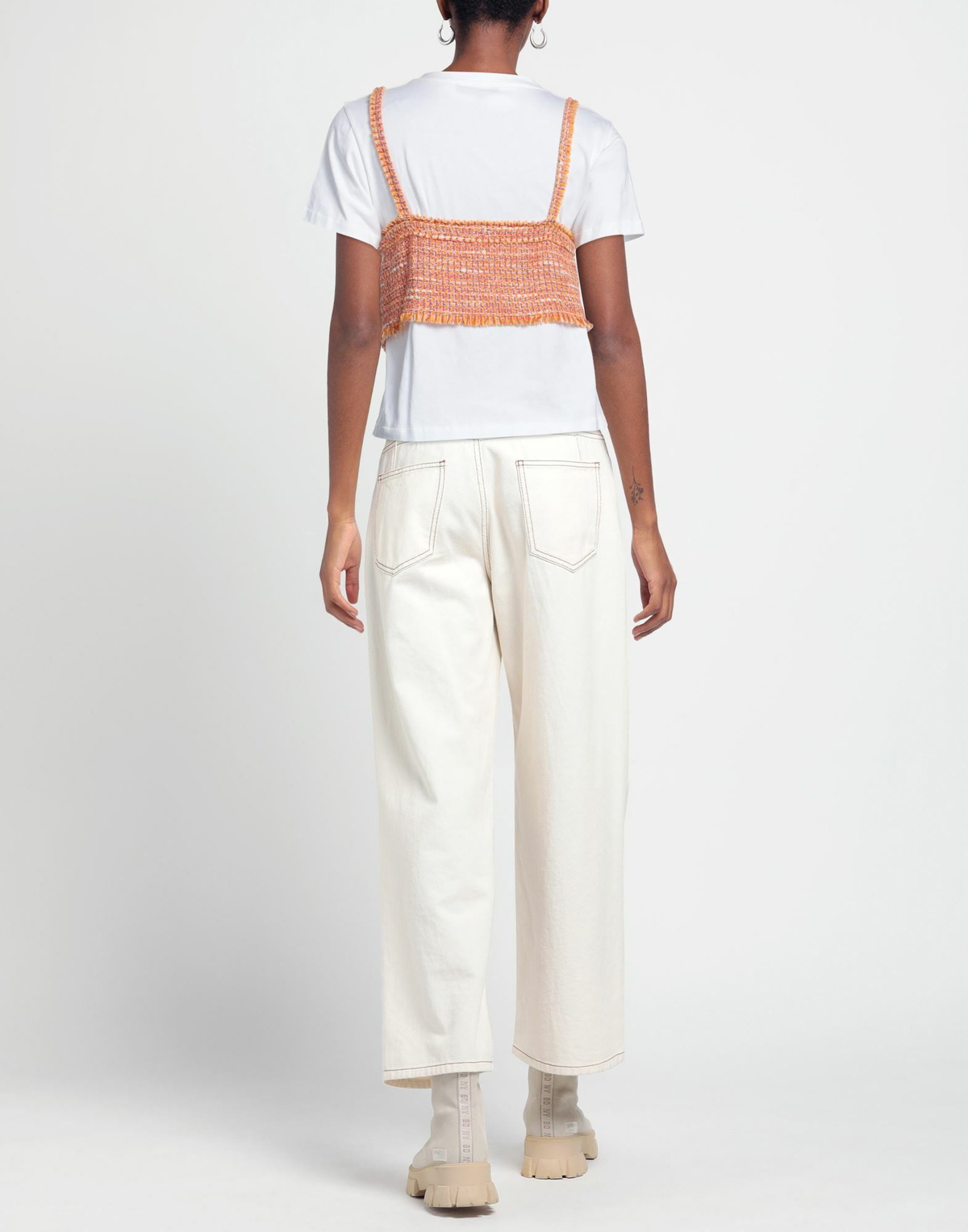 Maje Womens T-shirt in Orange