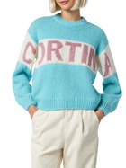 MC2 Saint Barth Woman Boxy Shape Soft Sweater With Cortina Jacquard