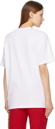 Burberry White Monogram Emerson T-Shirt