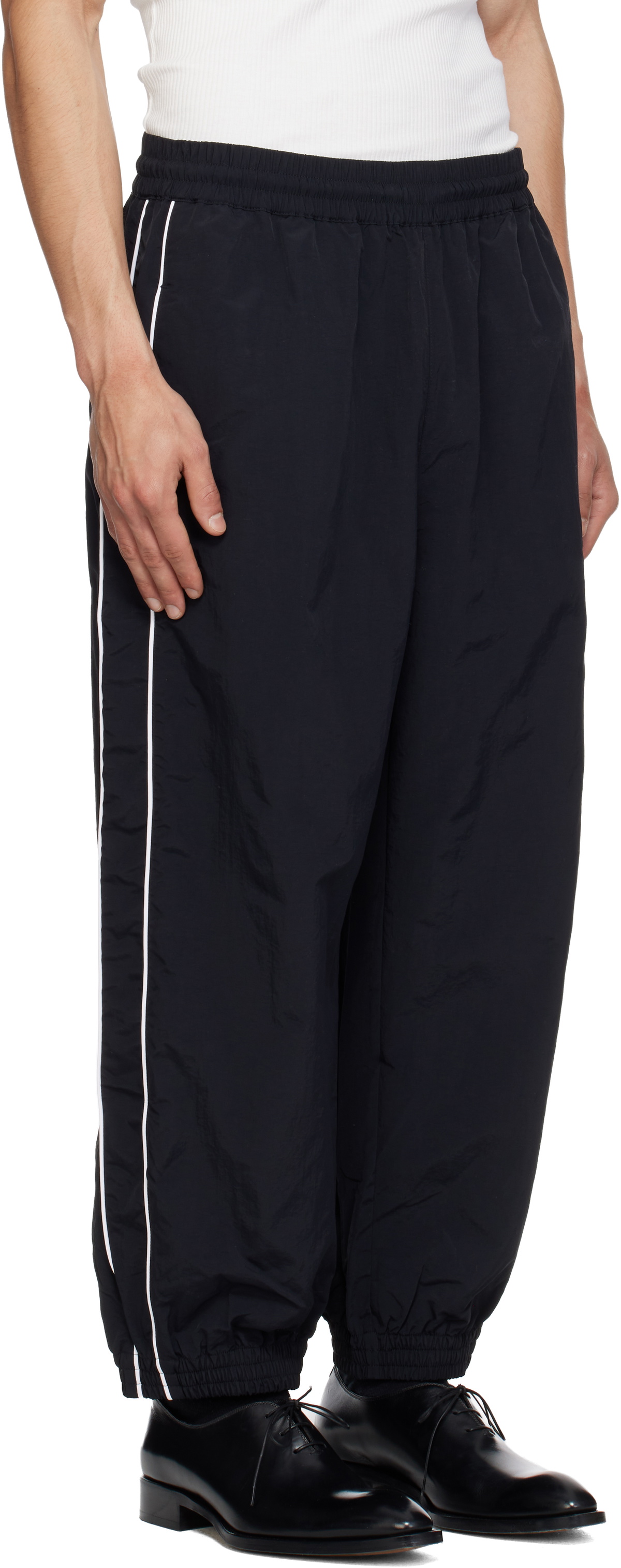 WILLY CHAVARRIA Black Bad Boy Track Pants