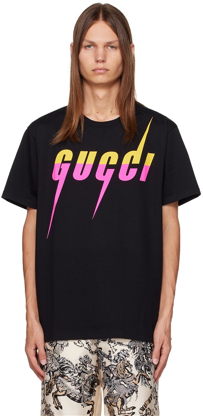 Photo: Gucci Black Blade Print T-Shirt