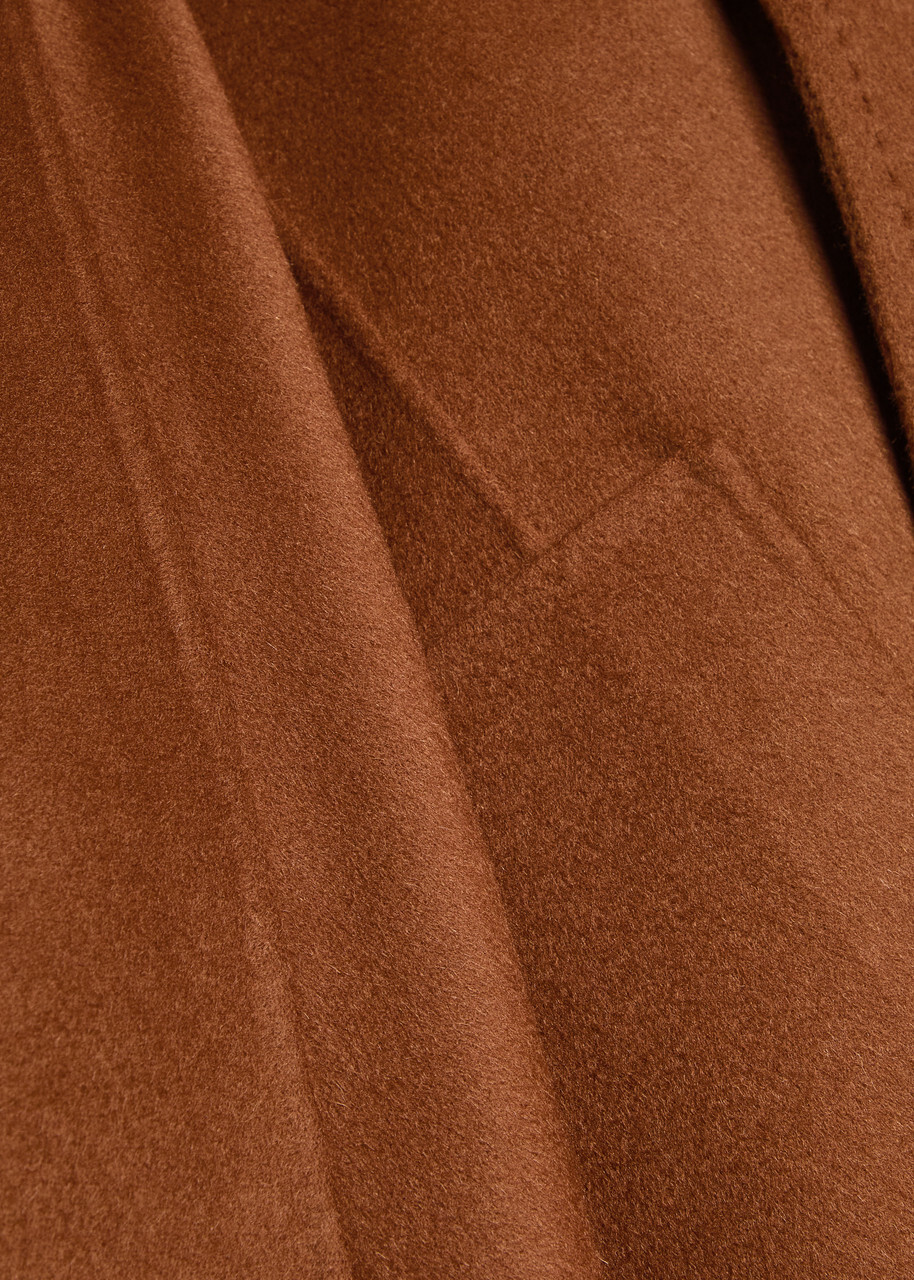 Joseph Spencer Belted Wool and Cashmere-blend Trench Coat Rust