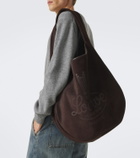 Loewe Roomy suede shoulder bag
