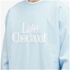 Late Checkout Men's Logo Sweatshirt in Blue
