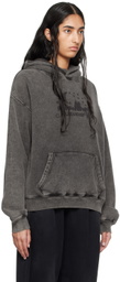 Alexander Wang Black Skyline Hoodie