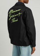Givenchy Logo-embroidered Taffeta Overshirt Black