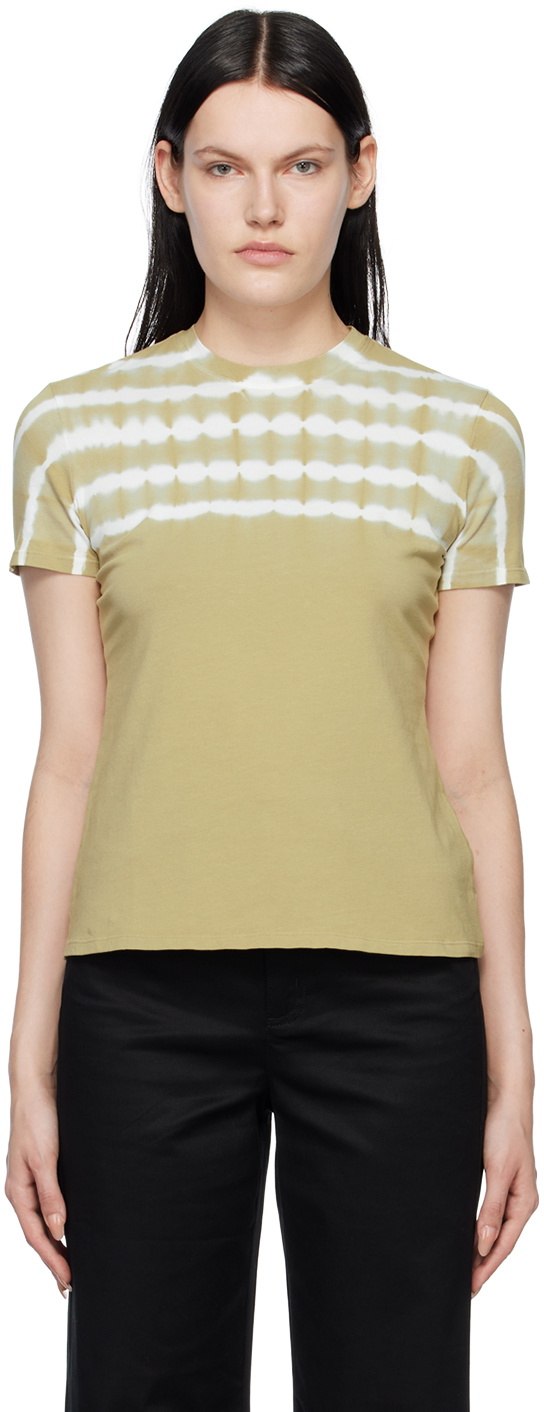 Proenza Schouler Beige Proenza Schouler White Label Tie Dye T