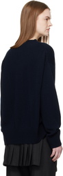 &Daughter Navy Innes Slouch Sweater
