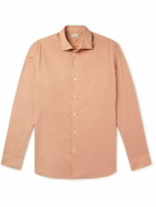 Caruso - Cotton-Poplin Shirt - Orange