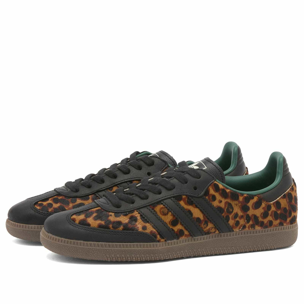Adidas Samba OG W Sneaker in Black/Green/Cream White adidas