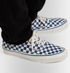 Vans - OG Era LX Checkerboard Canvas Sneakers - Blue