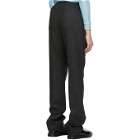 Raf Simons Grey Elastic Trousers