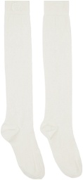 AMBUSH White Overknee Socks