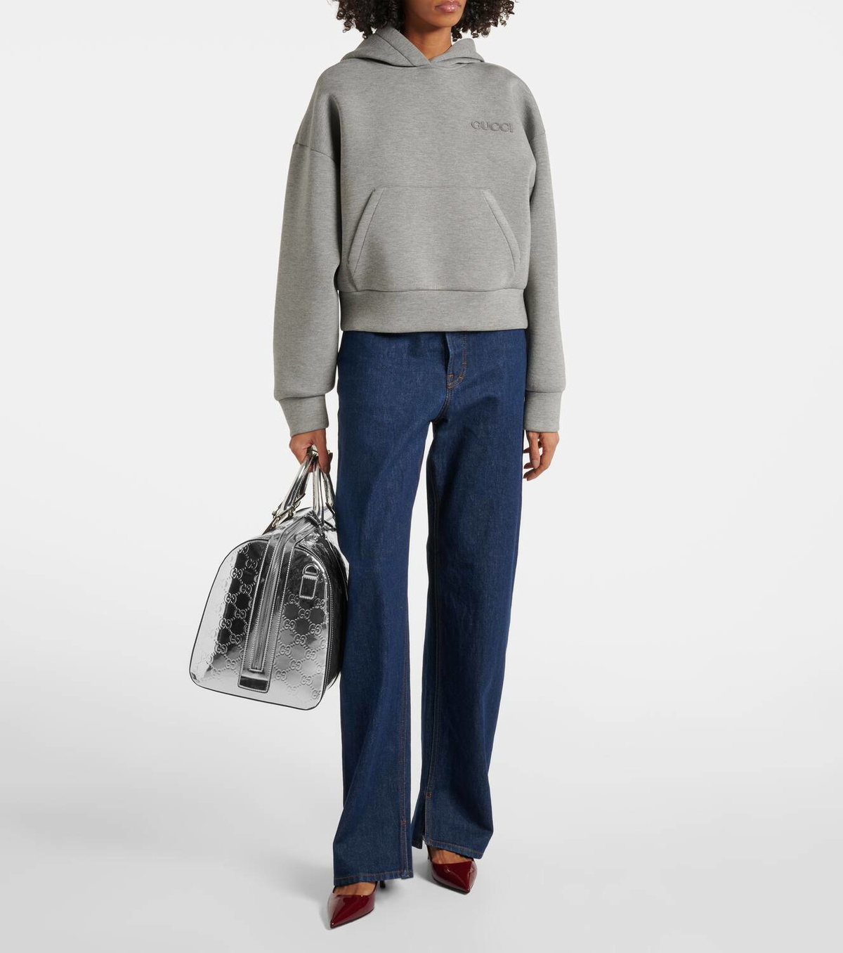Gucci GG Medium debossed duffel bag