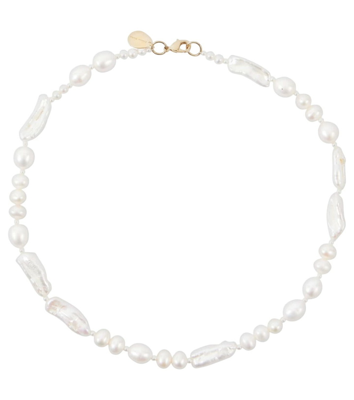 Photo: Simone Rocha Legato pearls and faux pearl necklace