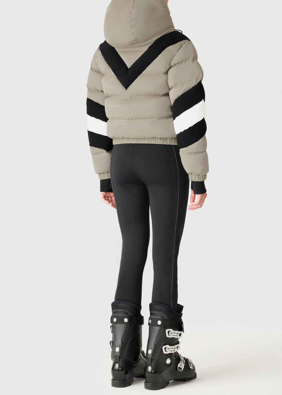 Mackage Kairi Chevron High-gloss Shell ski Jacket Taupe