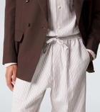 Umit Benan Julian cotton and silk straight pants