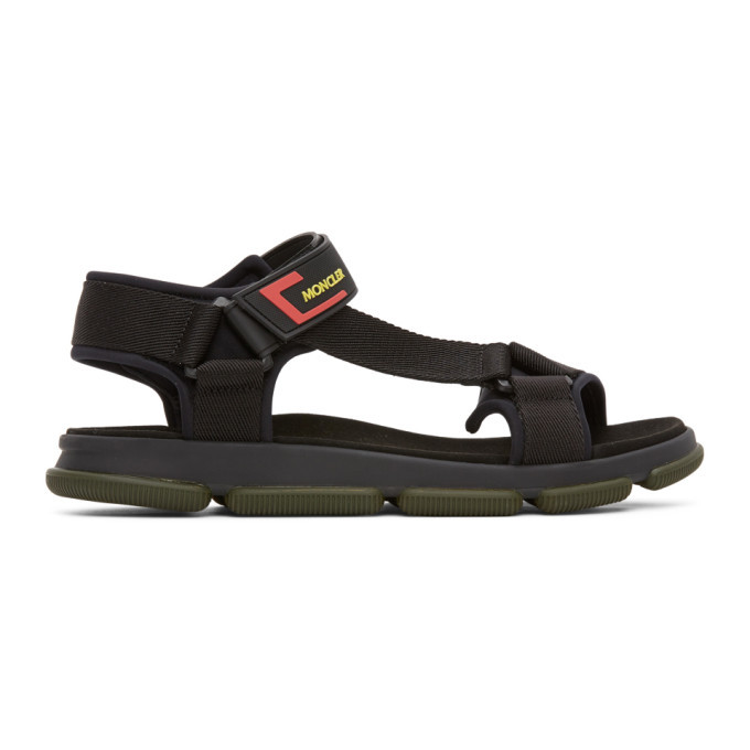 Moncler Black Simeon Sandals Moncler