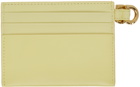 Givenchy Yellow Voyou Leather Card Holder