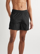 Onia - Mid-Length Crinkled Swim Shorts - Gray