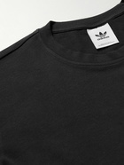 adidas Originals - Ozworld Logo-Embroidered Cotton-Jersey T-Shirt - Black