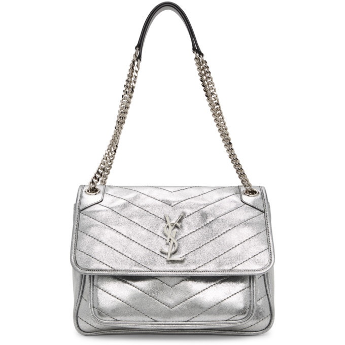 Saint Laurent Silver Handbags