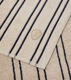Brunello Cucinelli Striped cotton terry beach towel