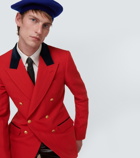 Gucci - Wool and linen herringbone jacket