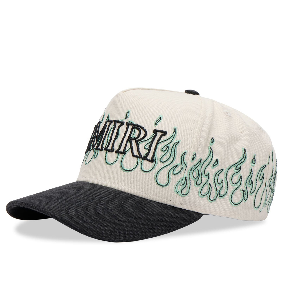 Amiri Men's Flames Baseball Cap in Ivory 