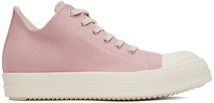 Photo: Rick Owens Drkshdw Pink Low Sneakers