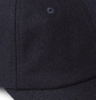 NN07 - Wool-Blend Flannel Baseball Cap - Blue