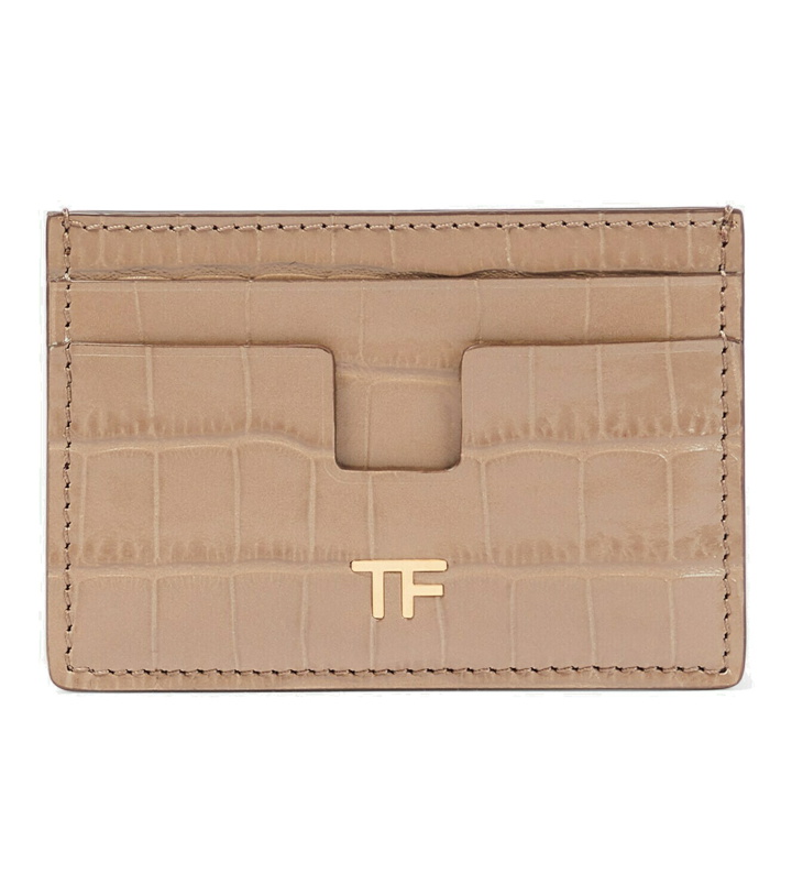 Photo: Tom Ford - Croc-effect leather card holder
