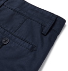 Orlebar Brown - Bulldog Stretch Linen and Cotton-Blend Twill Cargo Shorts - Navy