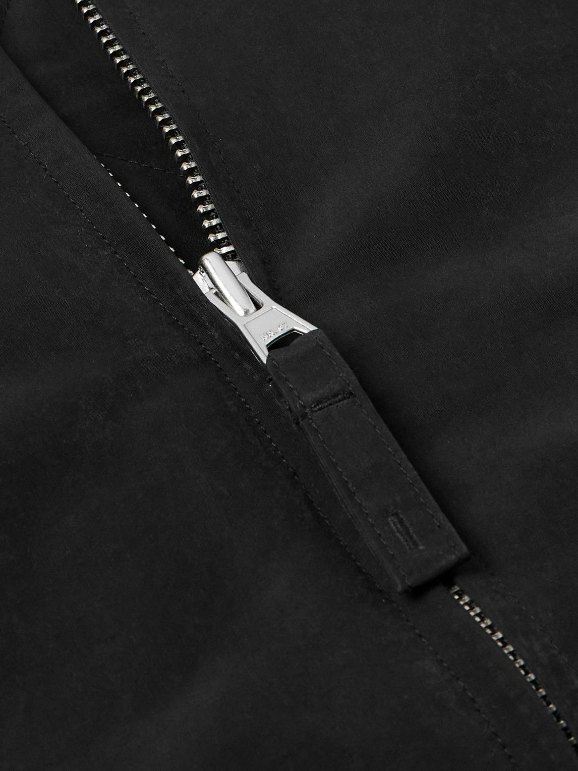 NN07 - Atlas 8264 Shell Bomber Jacket - Black