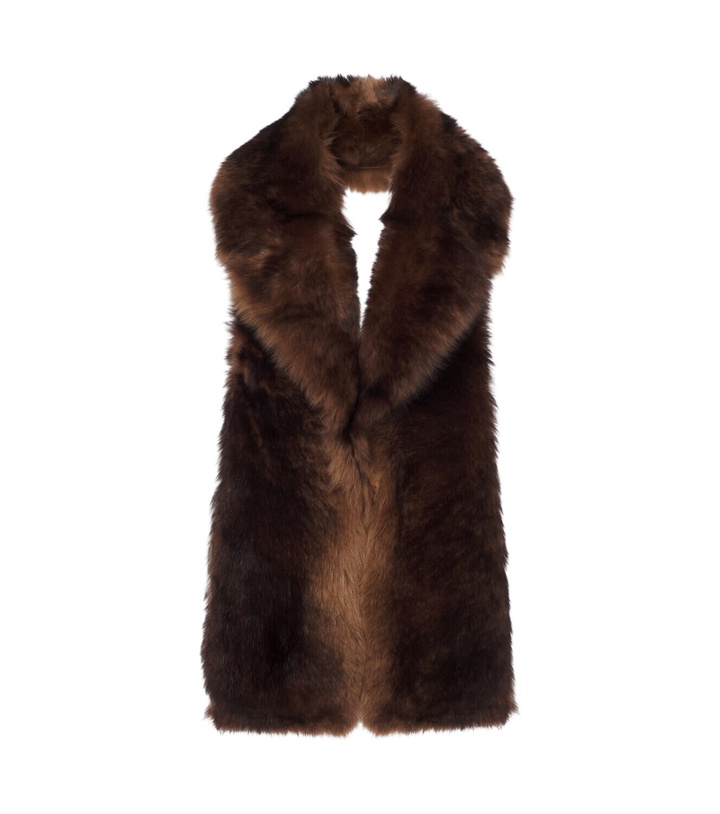 Photo: Yves Salomon Shearling vest