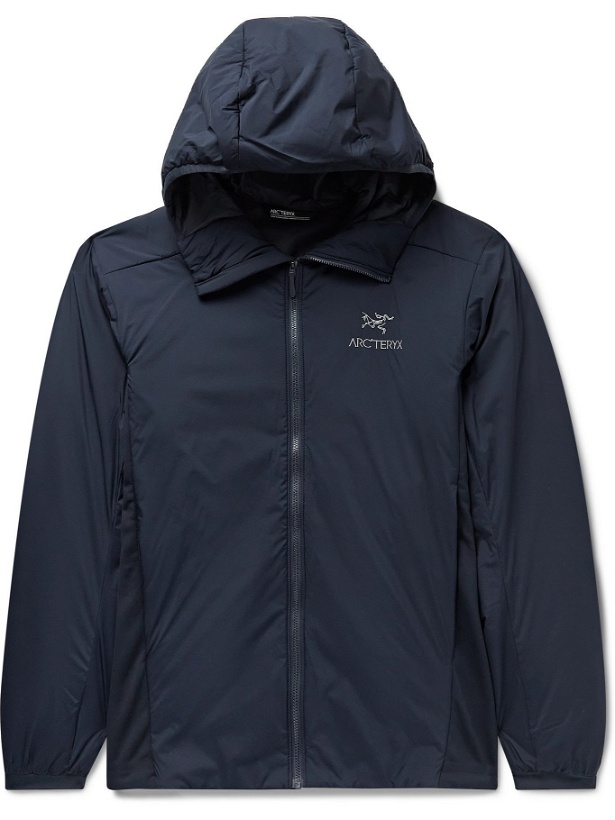 Photo: ARC'TERYX - Atom LT Fleece-Panelled Padded Tyono 20 Hooded Jacket - Blue