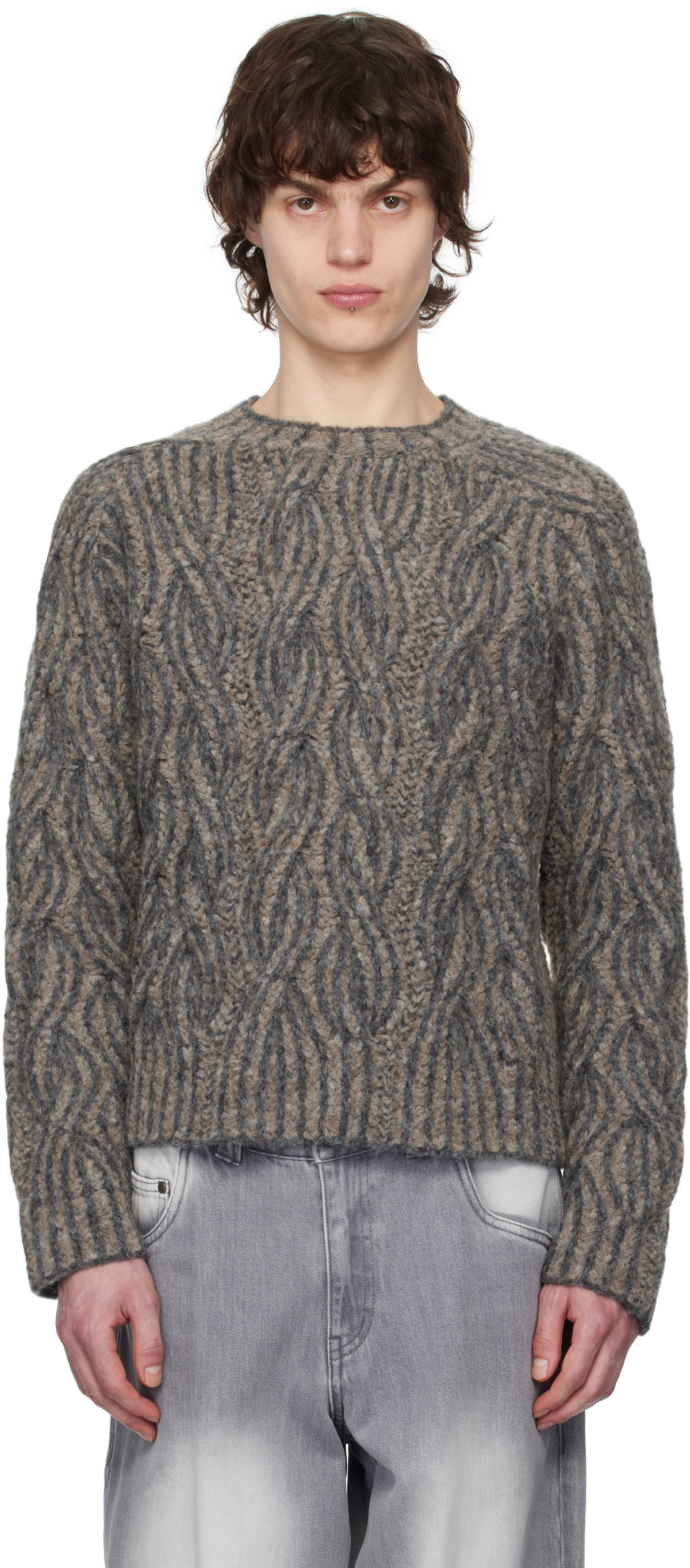 ECKHAUS LATTA ニット Eckhaus Latta - Beach Sweater | HBX - Globally Curated