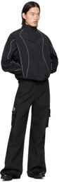CMMAWEAR Black & Navy Piping Reversible Jacket