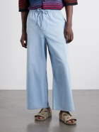 LOEWE - Paula's Ibiza Wide-Leg Drawstring Jeans - Blue