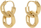 Maison Margiela Gold Gourmette Collection Earrings