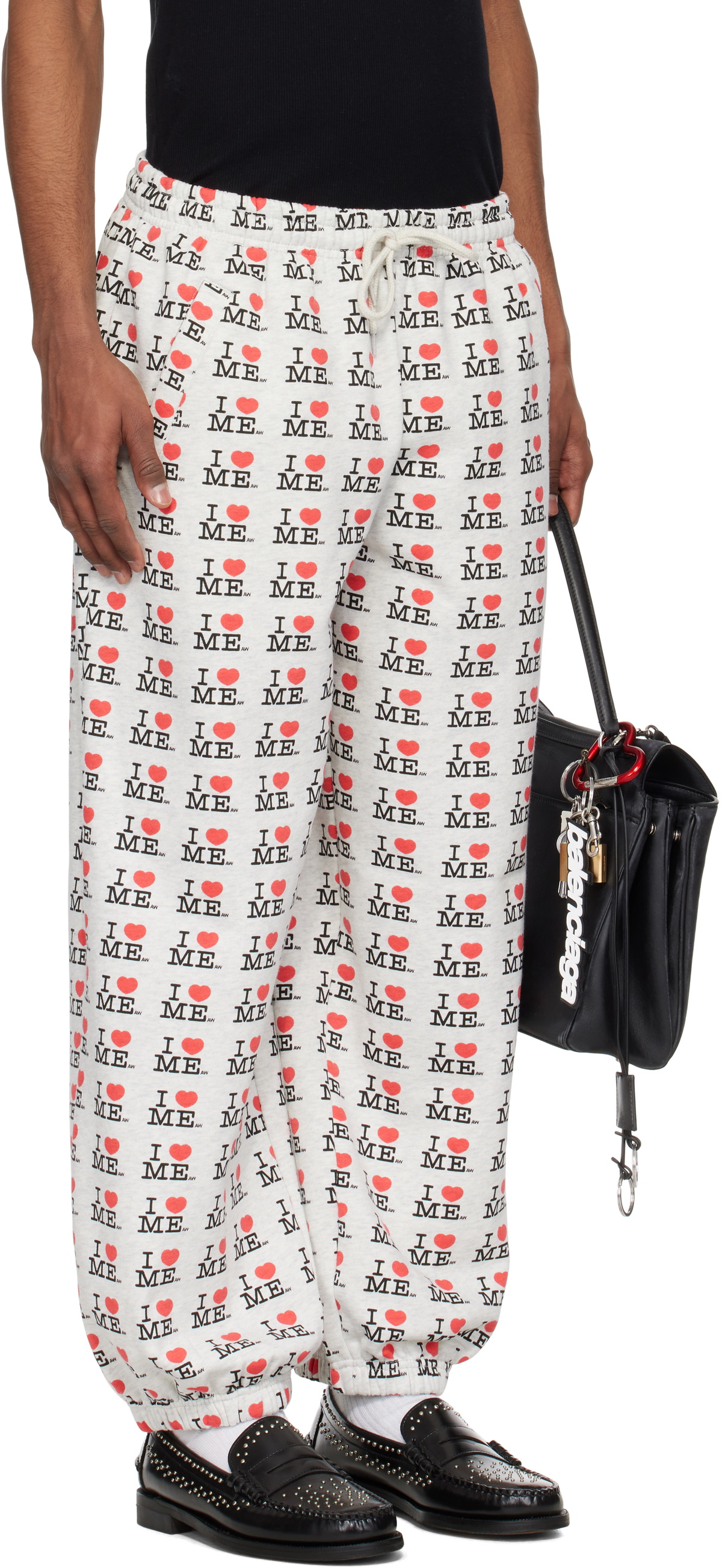 パンツ Ashley Williams/BLACK I HEART ME JOGGERS ASHLEY