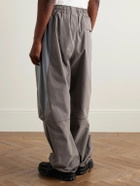 Nike - Tech Colour-Block Dri-FIT Track Pants - Gray