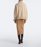 Max Mara Camel hair midi skirt