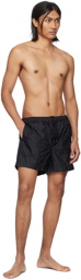 Valentino Black Toile Iconographe Swim Shorts