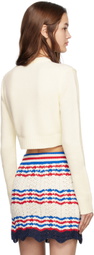 Casablanca White Embleme De Caza Sweater