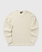 New Era NE LS WAFFLE TEE NEWERA White Mens Longsleefe