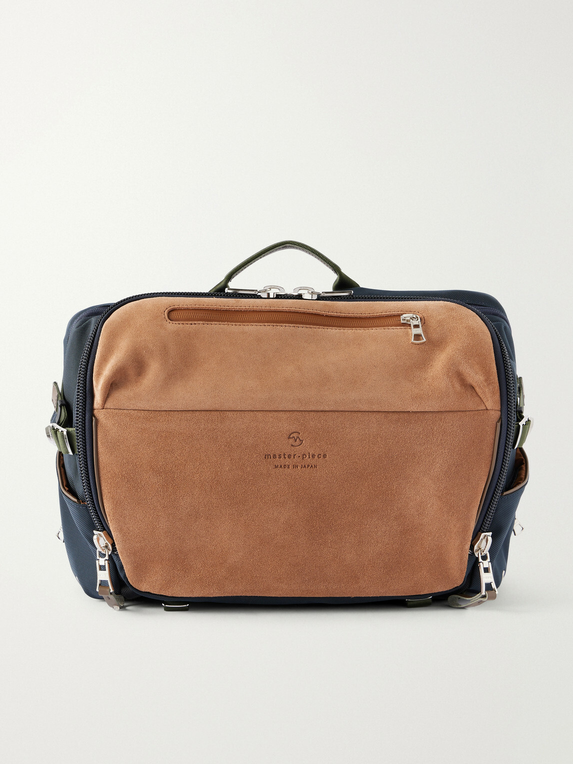 Master-Piece - Grave Suede and Shell Messenger-Bag