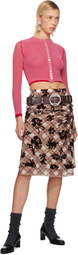 Chopova Lowena Brown Ring Belt