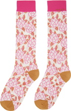 Marni Multicolor Flower Jacquard Socks