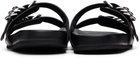 rag & bone Black Rue Leather Sandals